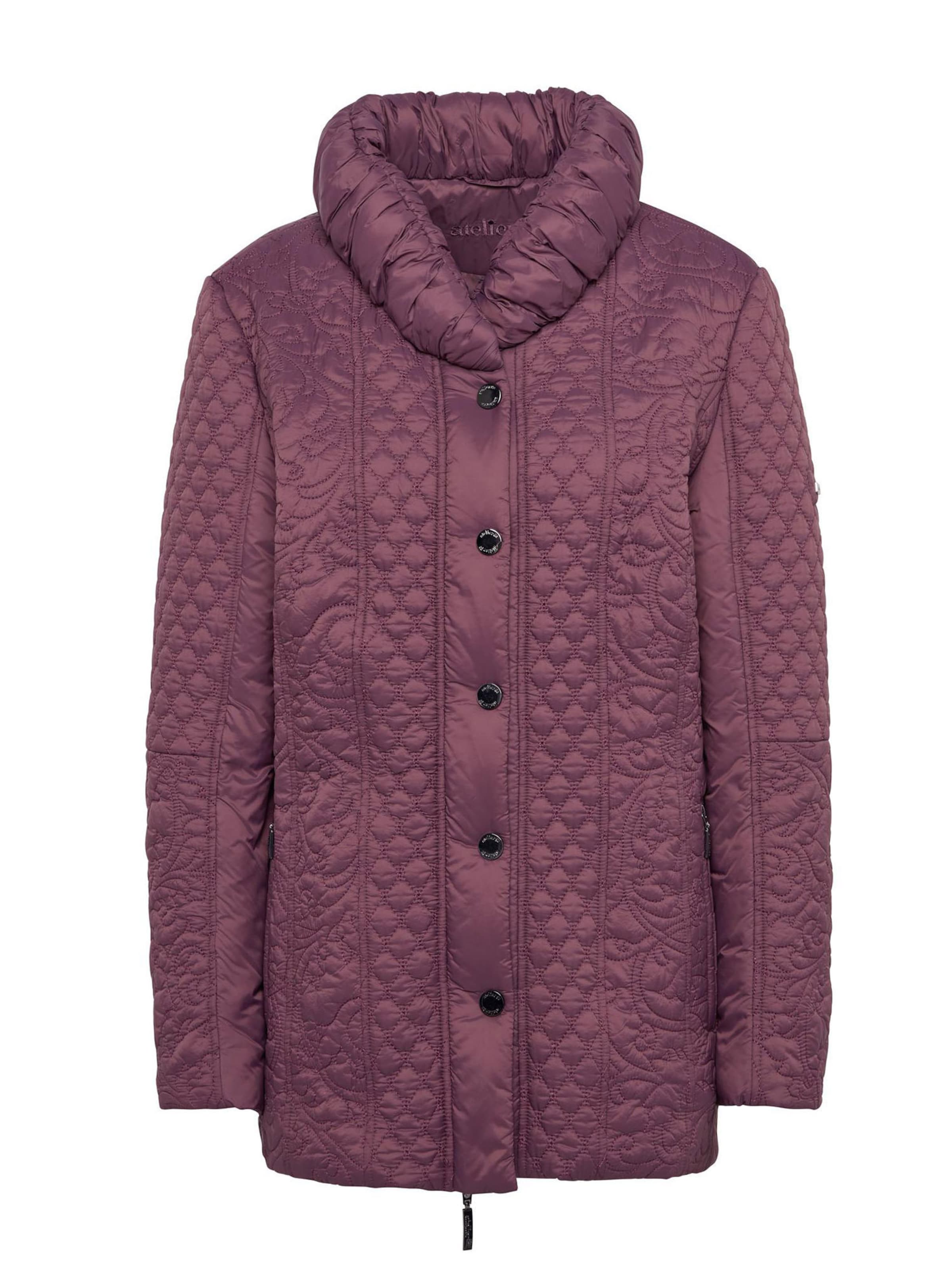 

Goldner Демисезонное пальто в фиолетовом цвете