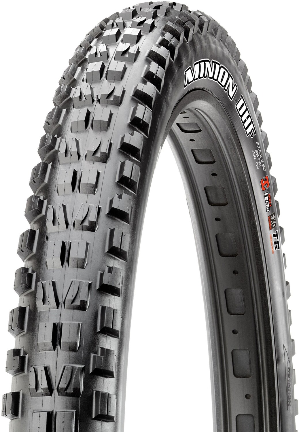 

Шина Minion DHF 3CT/EXO+/TR — 27,5 x 2,8 Maxxis, черный
