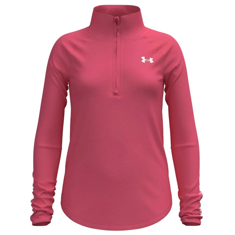 

Толстовка Under Armour Tech Wordmark half zip, розовый