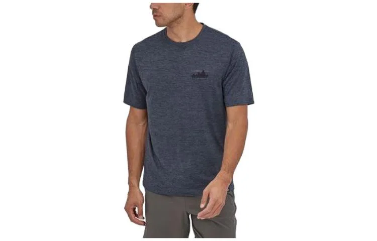 Футболка мужская быстросохнущая Patagonia, Horizon Misty Blue/SKYX