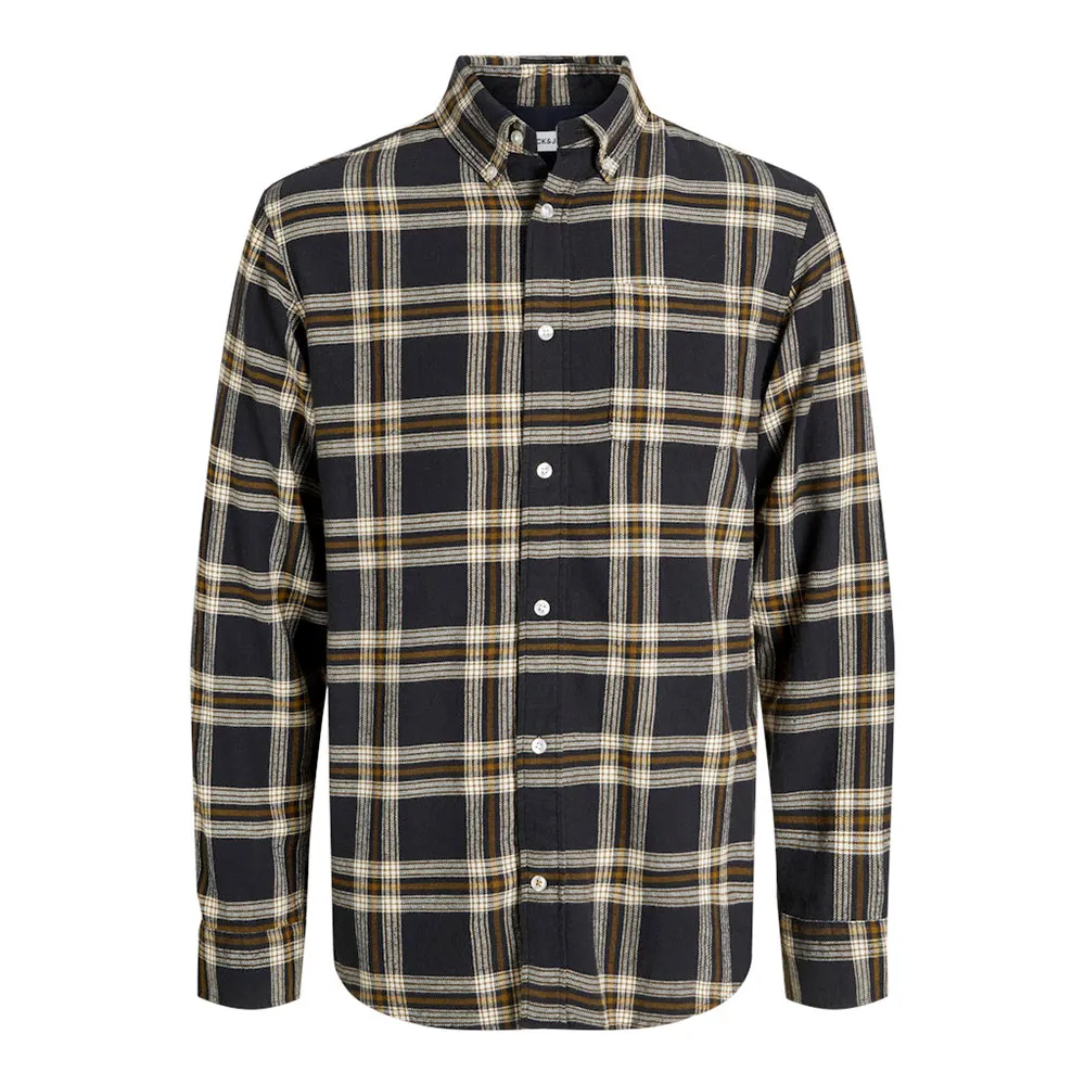 

Рубашка Jack & Jones Classic Flannel Check Plus Size, черный