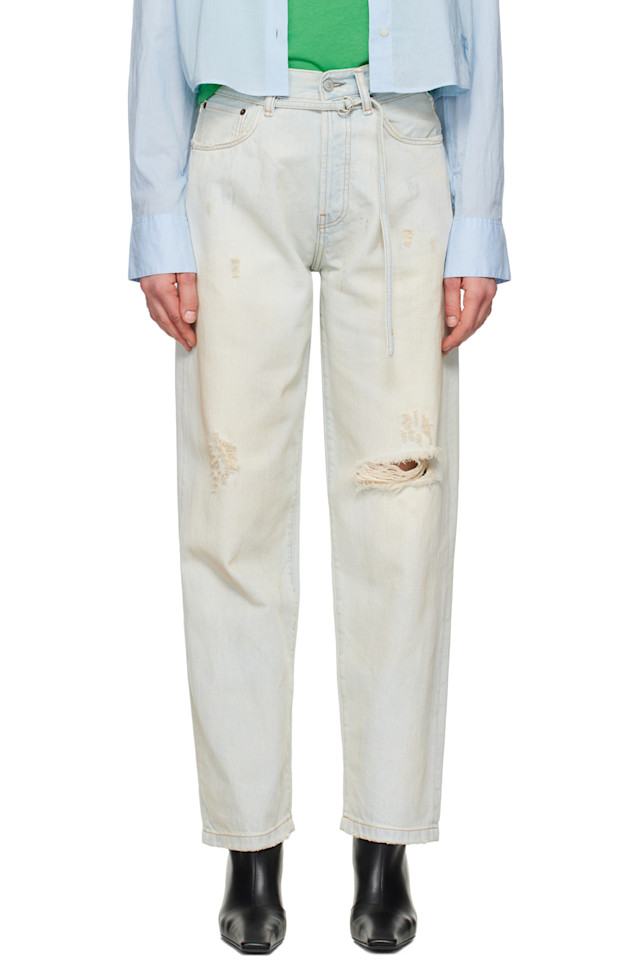 

Джинсы 1991f свободного кроя Acne Studios, мультиколор