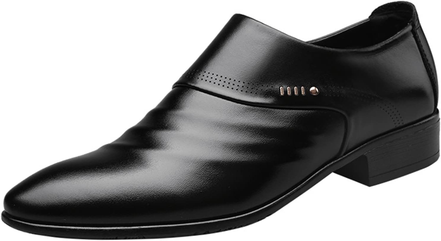 

Мужские лоферы CHUUMEE на липучке, повседневная кожаная обувь для мужчин, черный