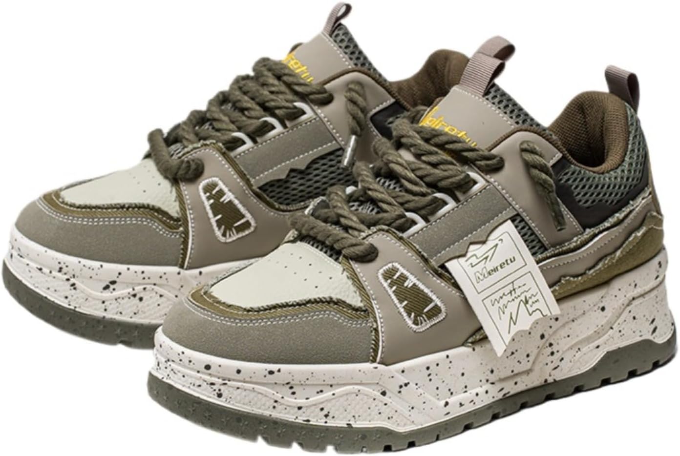 

Кроссовки в стиле ретро Krviuoe, зеленый