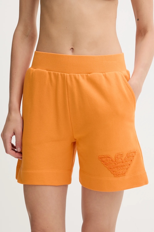 

Хлопковые шорты Emporio Armani Underwear, оранжевый