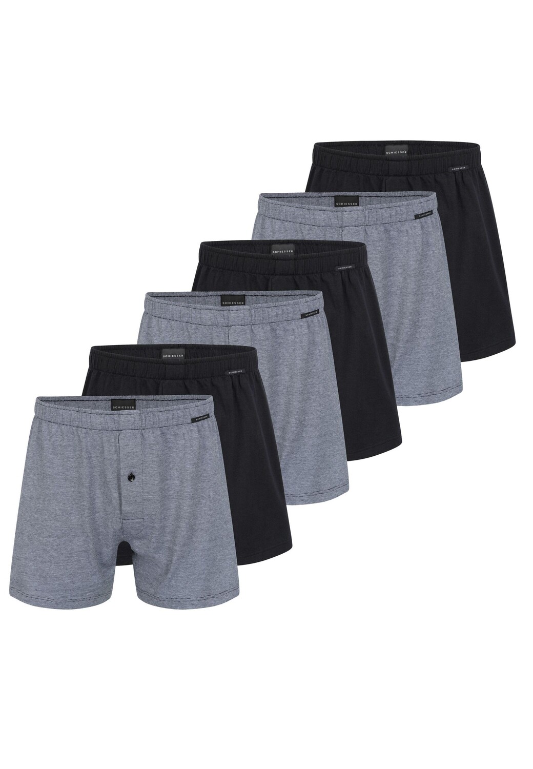 

Боксеры Schiesser Boxershorts Singel-Jersey, черный