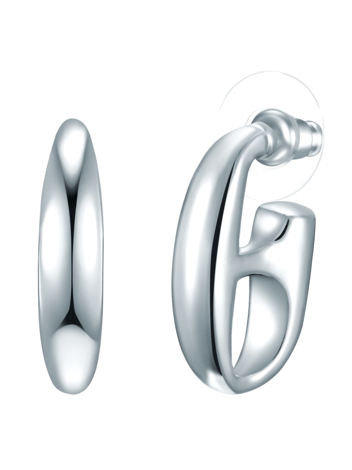 

Lulu & Jane Серьги из металлического сплава серебристого цвета