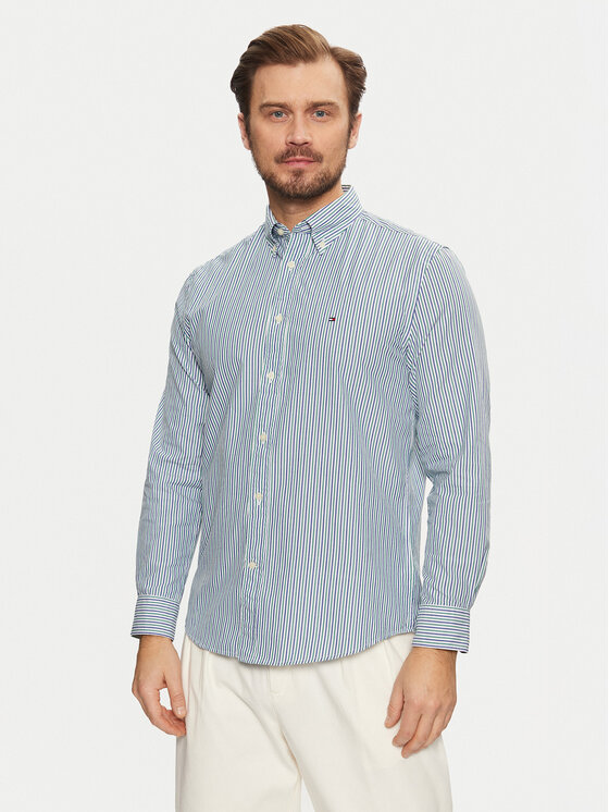 

Рубашка обычного кроя Classic MW0MW37549 Tommy Hilfiger, зеленый