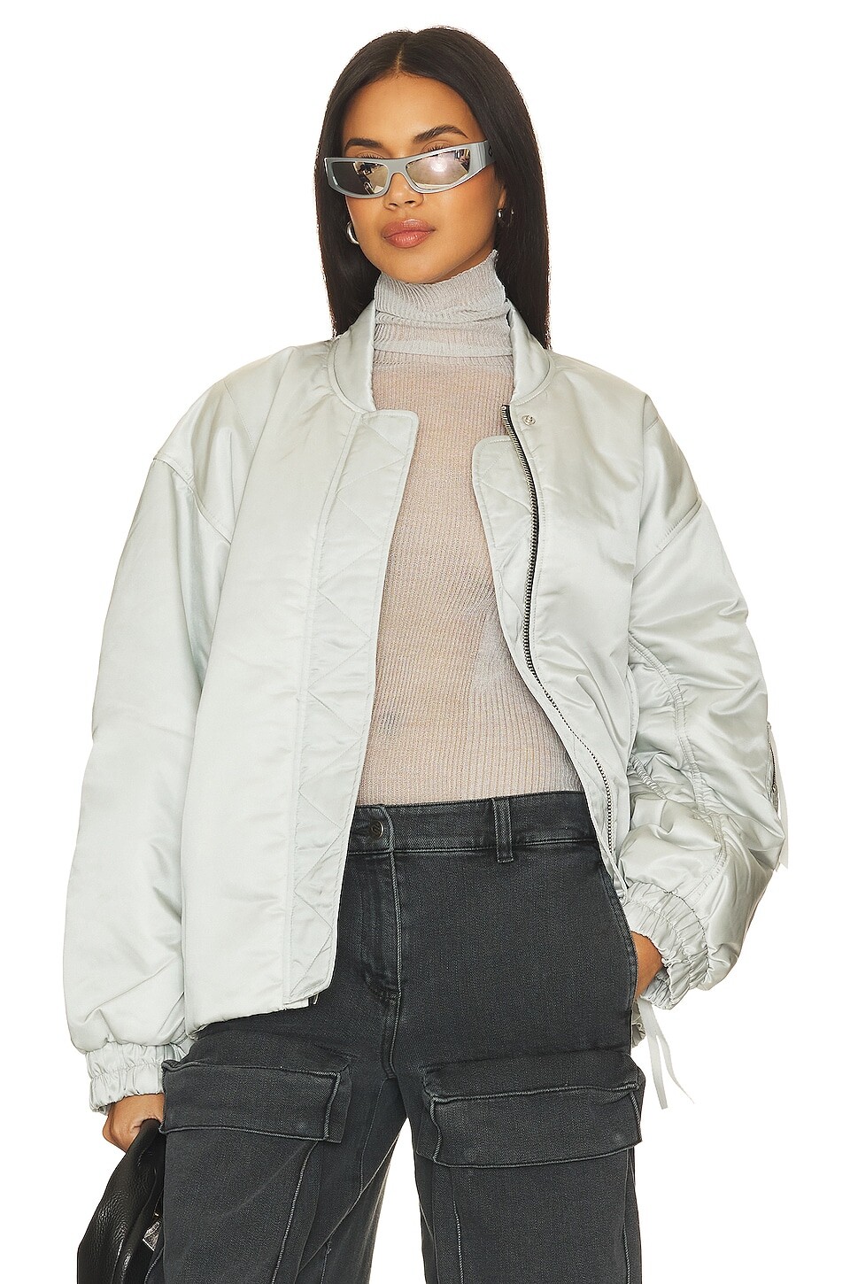 

Куртка AGOLDE x Shoreditch Ski Club Nisa Bomber, цвет Oyster