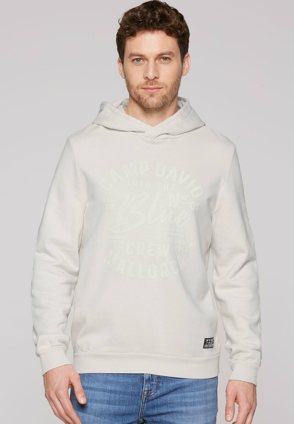 

Толстовка MIT MALLORCA PRINT - Hoodie Camp David, бежевый