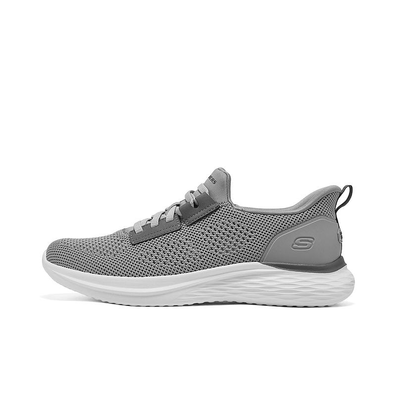 

Износостойкие низкие кроссовки для бега, мужские, светло-серые Skechers, Light Gray