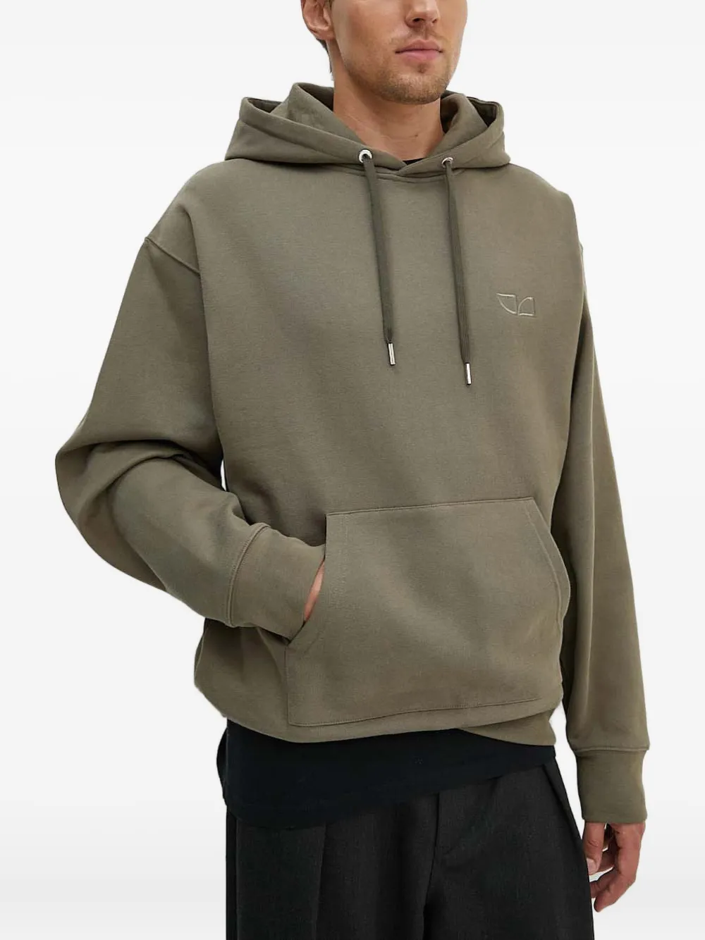 

Худи с вышитым логотипом Iro, зеленый