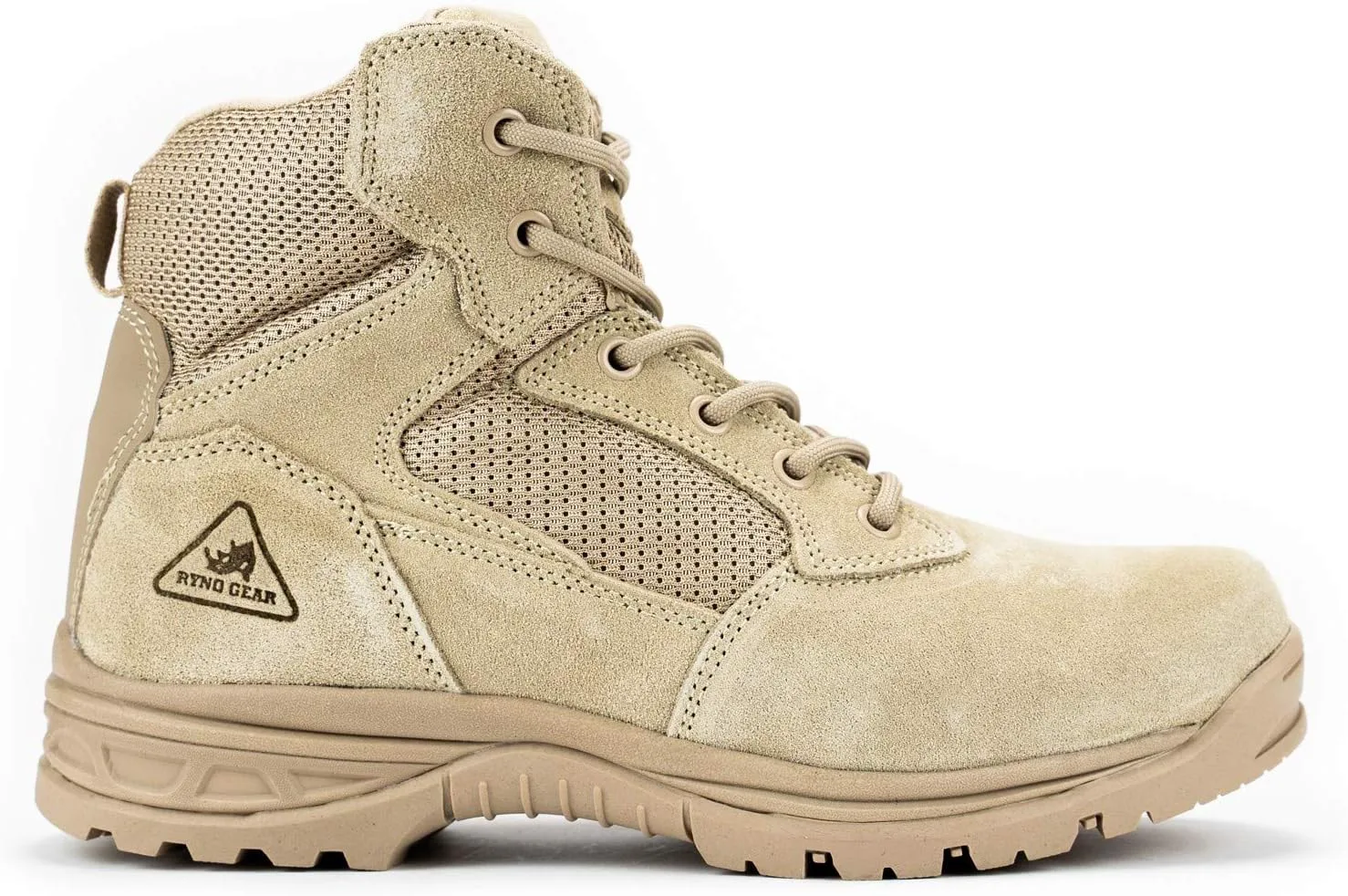 

Тактические дышащие ботинки RYNO GEAR 6 Coolmax с боковой молнией, бежевый