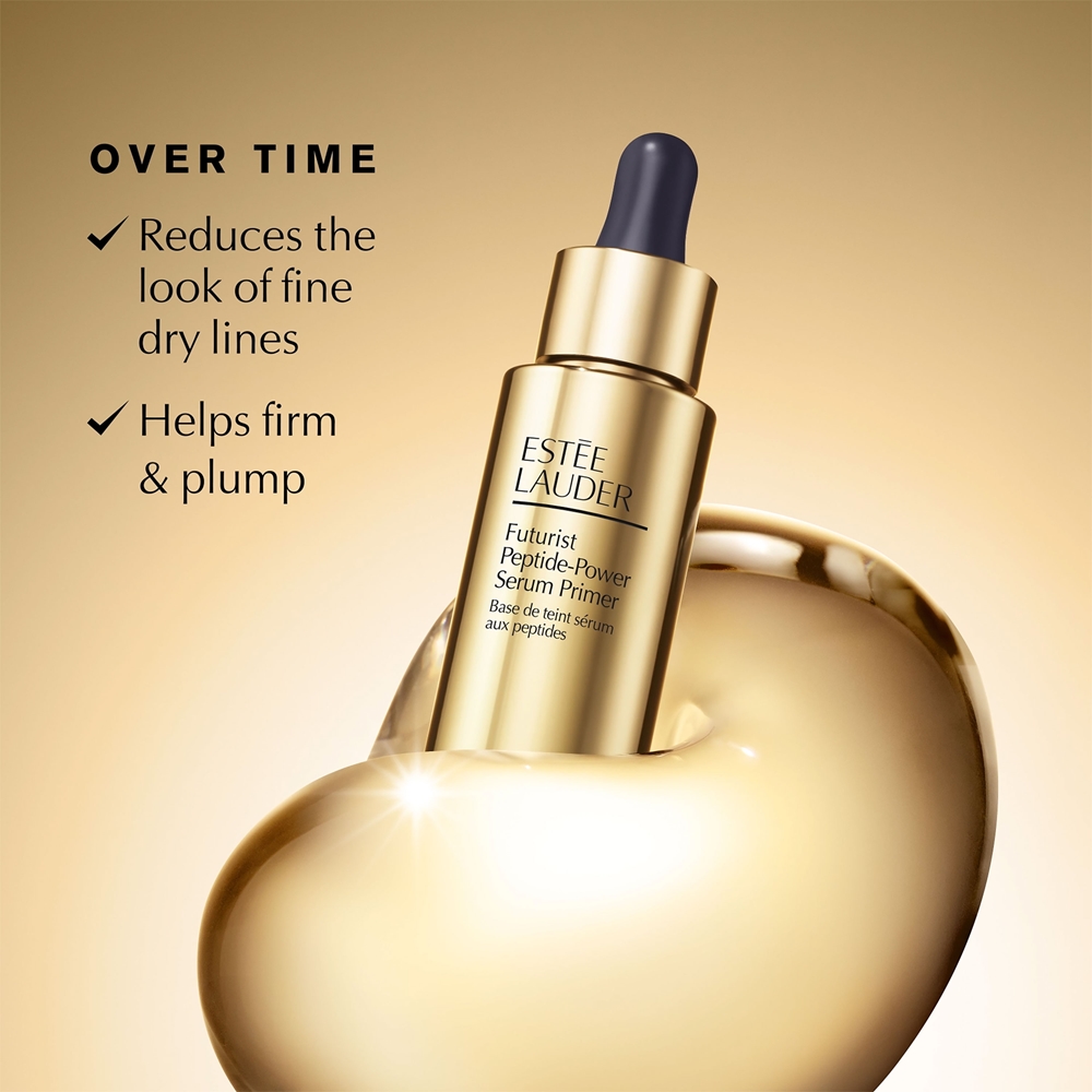 Жидкая основа под макияж с сывороткой-праймером Futurist Peptide Power Estée Lauder, 27 мл — фото 4
