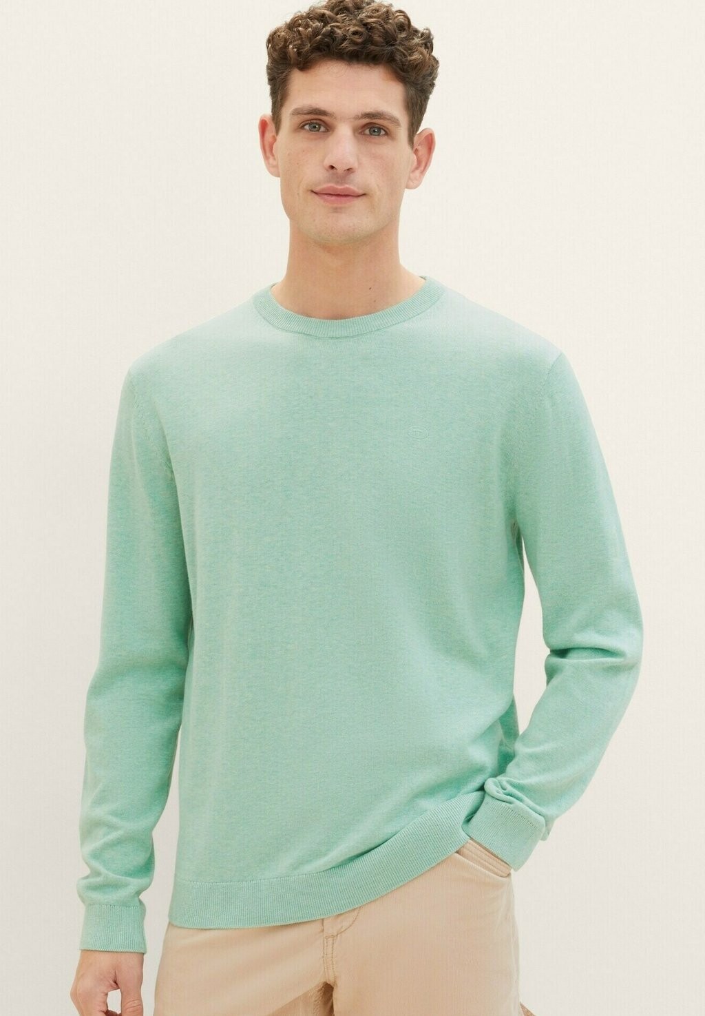 

Вязаный свитер TOM TAILOR, цвет soft jade melange