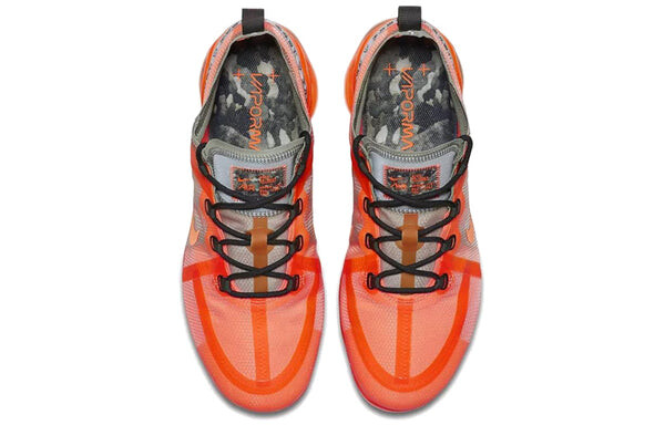 Кроссовки air vapormax 2019 total orange Nike, черный — фото 3