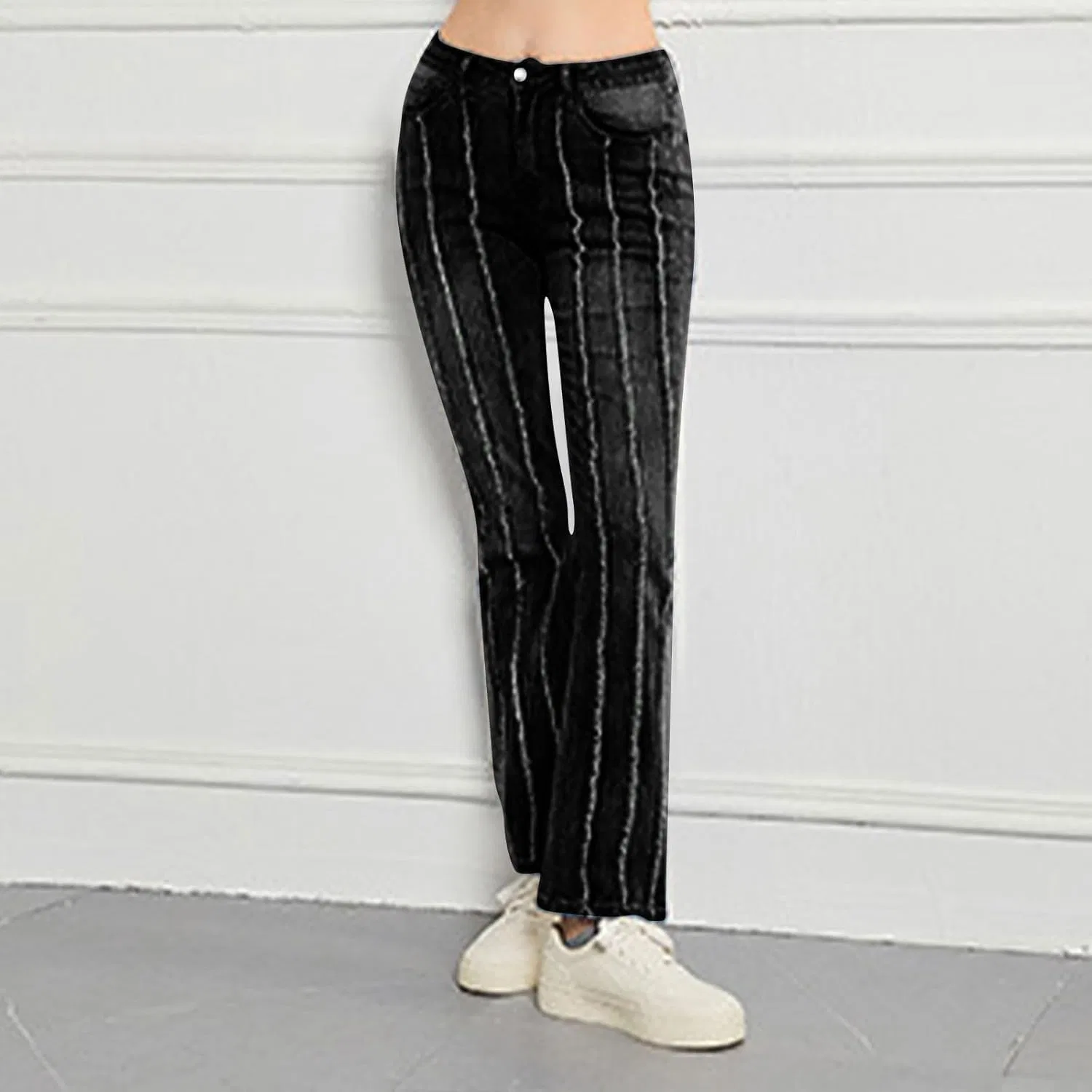 Джинсы stretch bootcut, Черный — фото 4