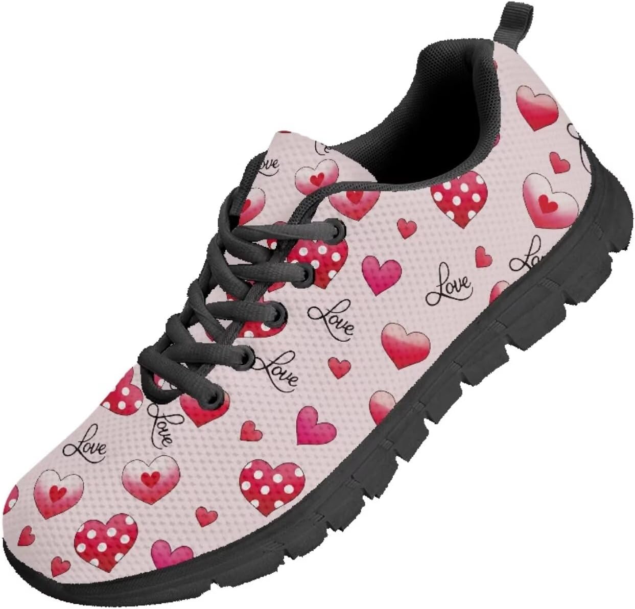 

Funnydude Забавные кроссовки с принтом для мужчин, весенние прогулочные кроссовки, повседневные теннисные туфли, дышащие кроссовки из сетки, Love
