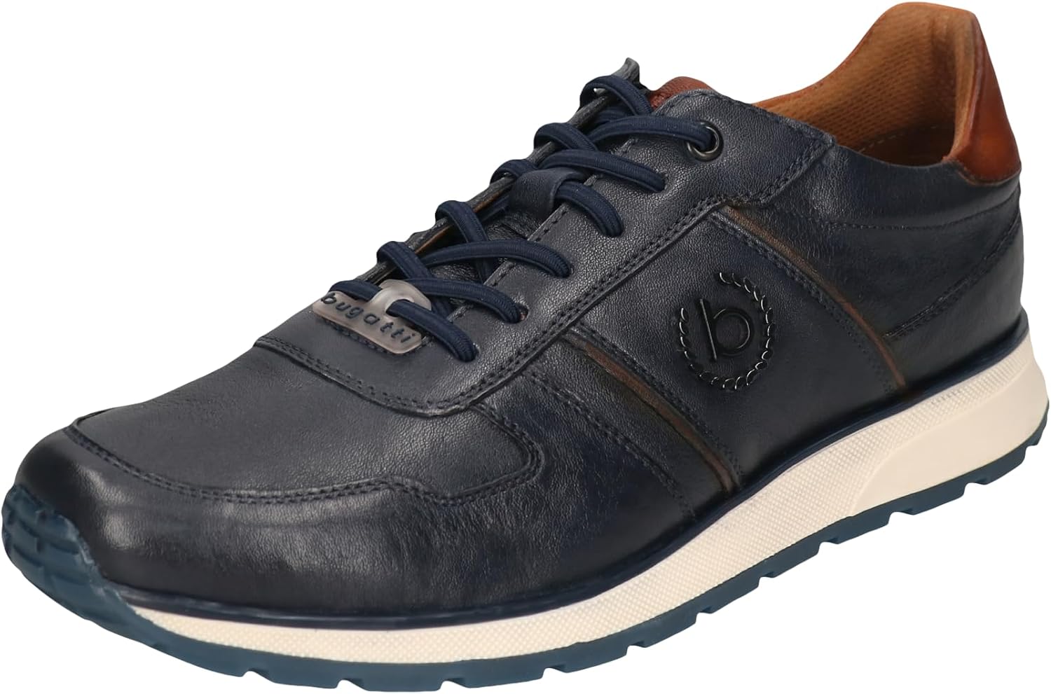 

Мужские бизнес-туфли Bugatti, мужские оксфорды, темно-синий