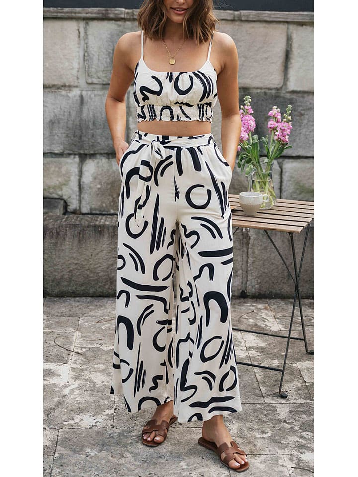 

Топ Milan Kiss, кремовый/черный