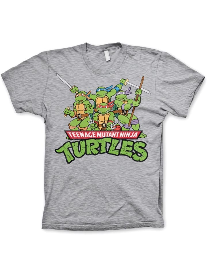 

Футболка серого цвета Teenage Mutant Ninja Turtles, Серый, Футболка серого цвета Teenage Mutant Ninja Turtles