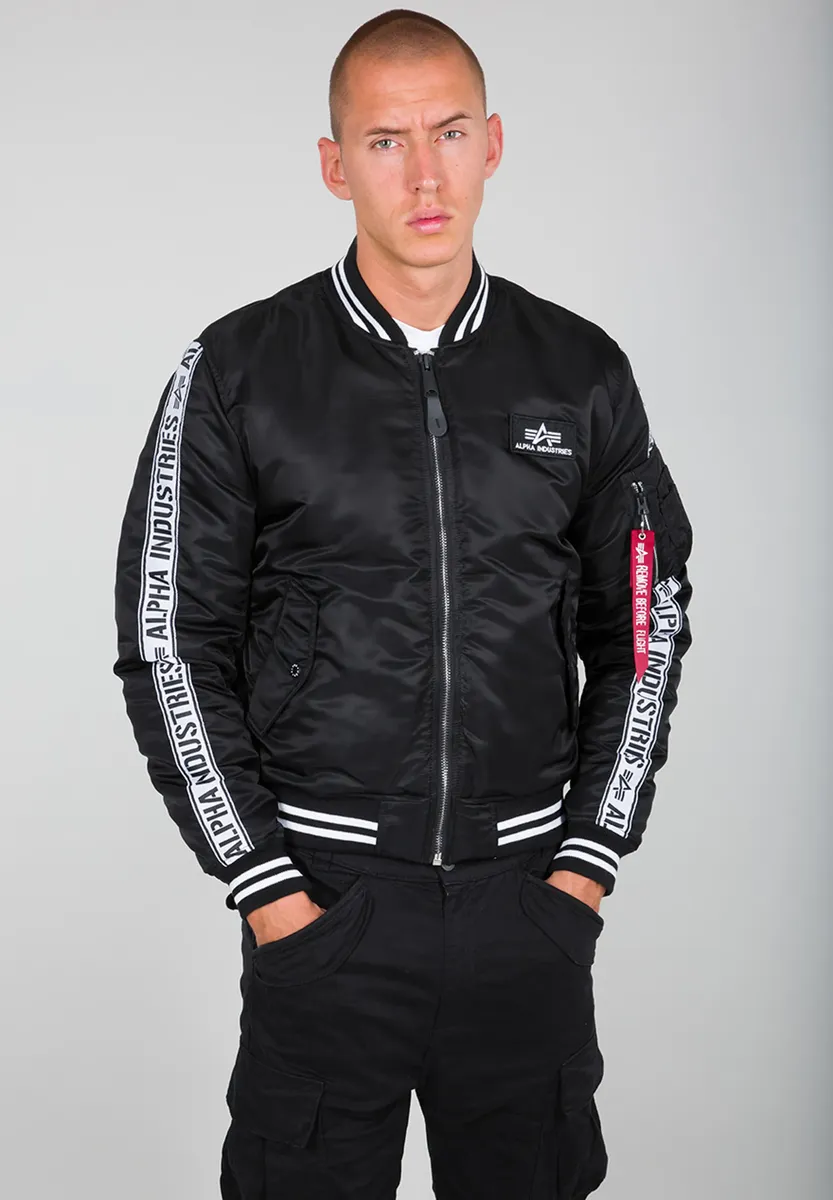 

Куртка-бомбер Alpha Industries " Alpha Industries Мужчины - Куртки-бомберы MA-1 AI-Tape", черный