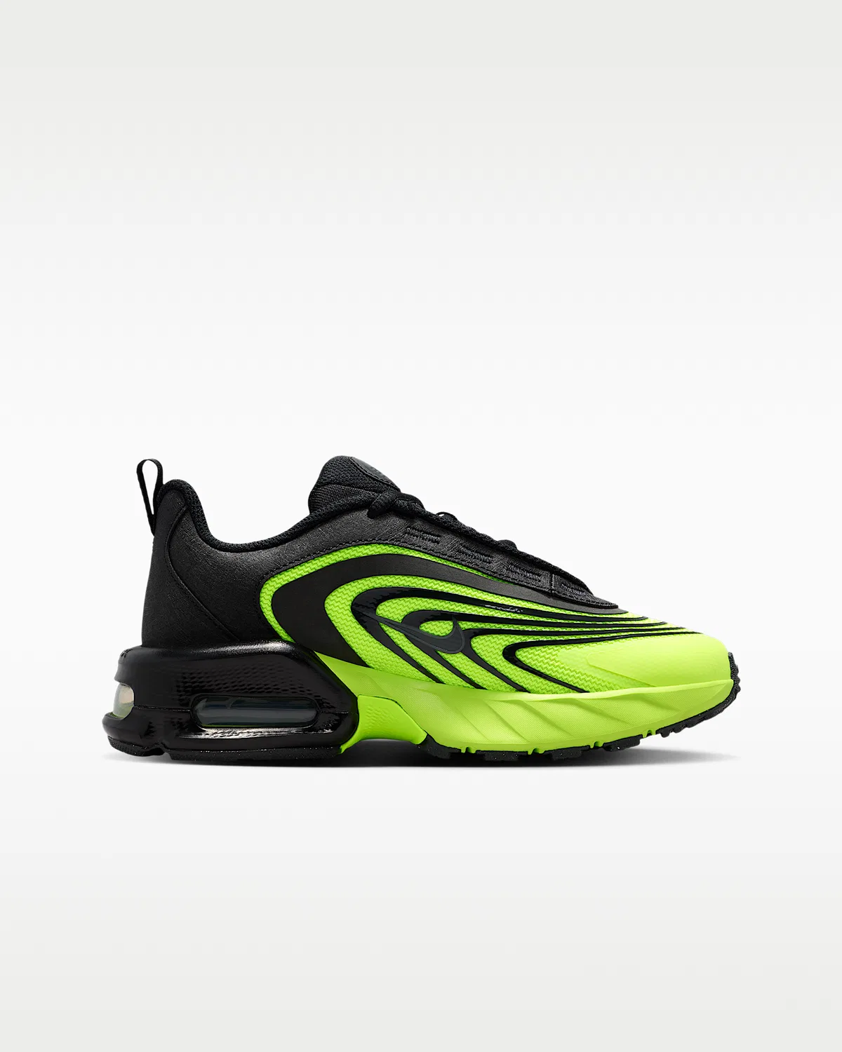 Кроссовки Nike Air Max Fire для детей старшего возраста, Volt/Barely Volt/Black/Dark Smoke Grey — фото 3