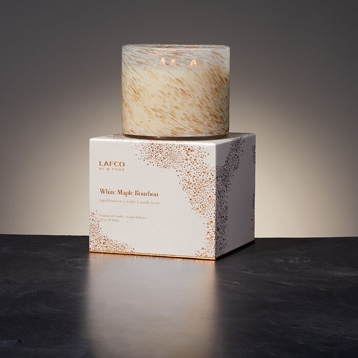 

Свеча LAFCO White Maple Bourbon с 3 фитилями, 30 унций, белый