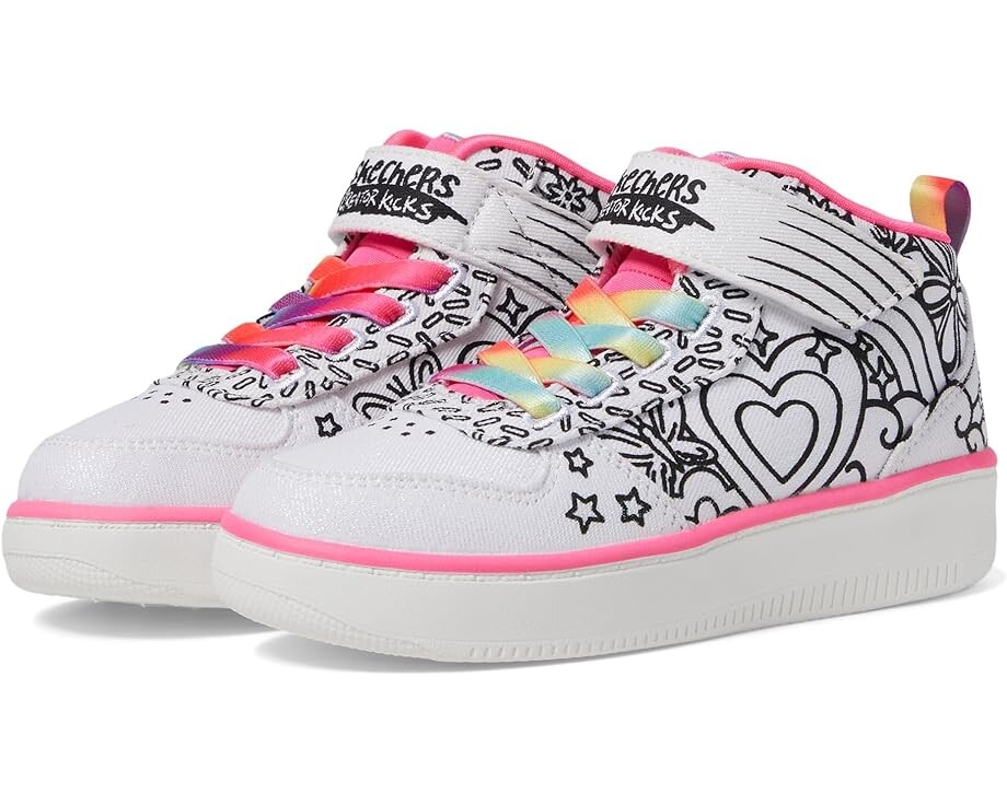

Кроссовки SKECHERS KIDS Sport Court 92, цвет White/Multi
