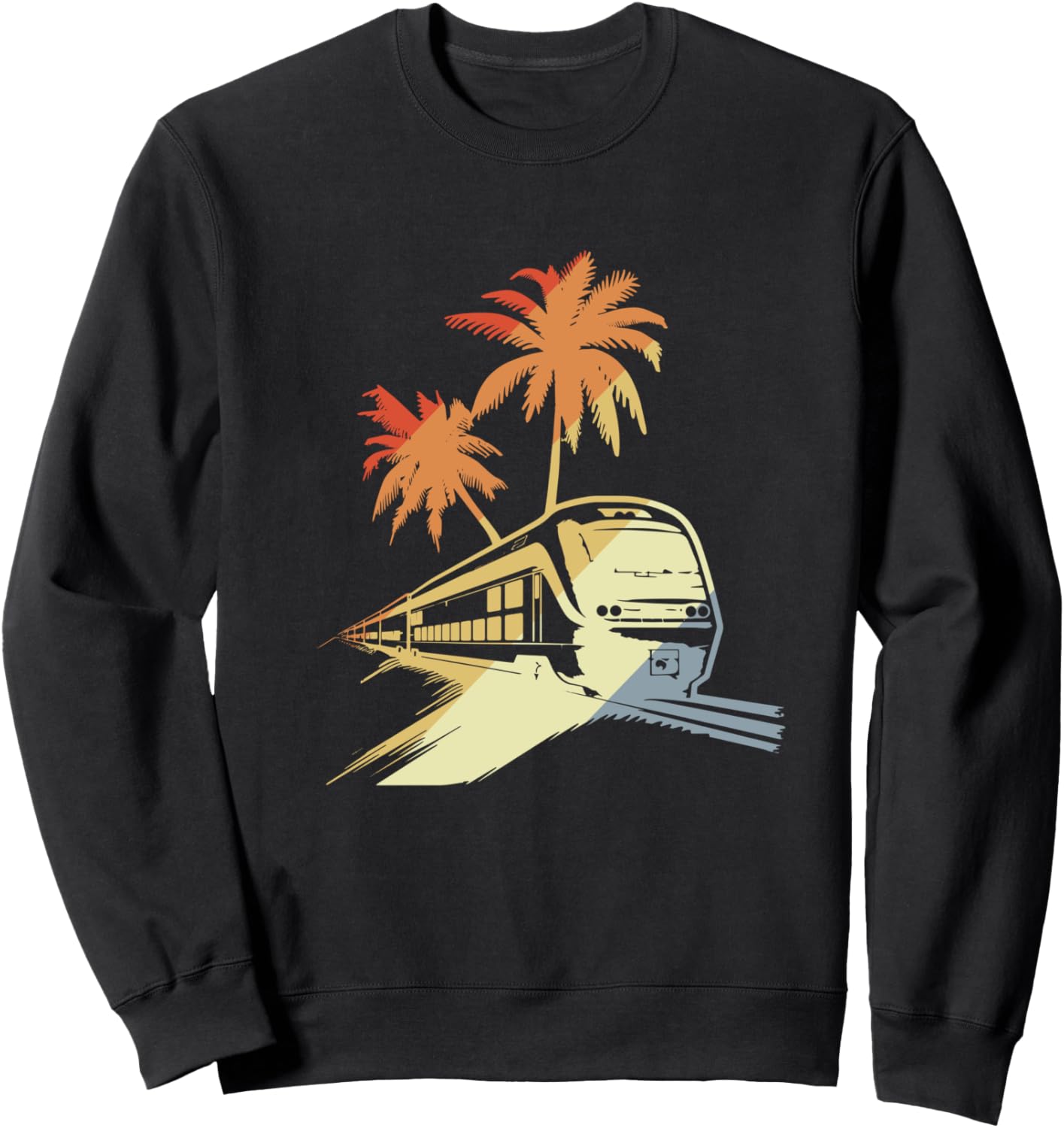 

Толстовка с изображением железнодорожного пейзажа и поезда Funny Train Enthusiast T-Shirts And Giveaways, черный