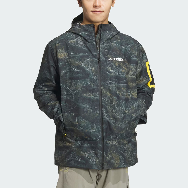 Мужская куртка National Geographic X Outdoor, серебристо-серая Adidas, серый — фото 2