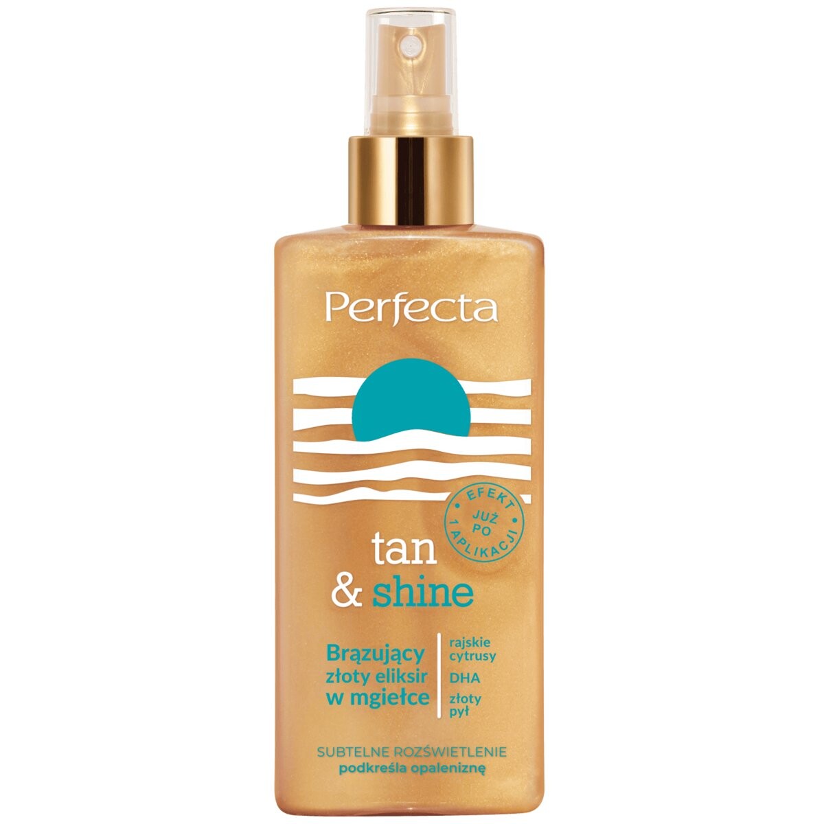 Perfecta, Tan&Shine, Бронзирующий и осветляющий спрей для тела, 150 мл — фото 2