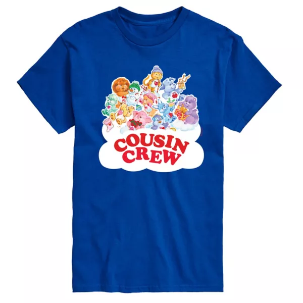 

Футболка с принтом «Big & Tall Care Bear Cousins Crew» Licensed Character, синий