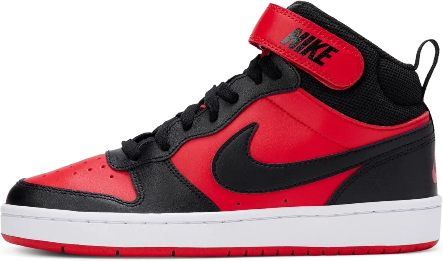 

Кроссовки Nike Kids' Court Borough Mid 2, красный/черный/белый