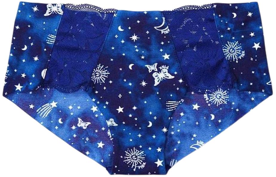 

Victoria's Secret Женские трусы 1 упаковка Dark Blue Starry Sky Print