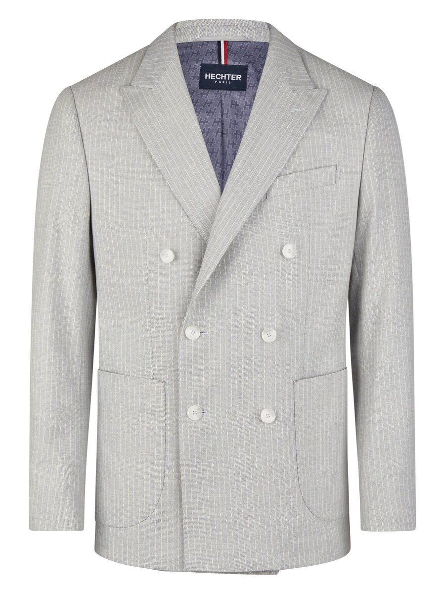 

Деловой пиджак прямого кроя HECHTER PARIS, серый