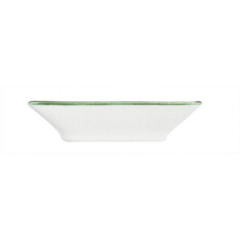 

Тарелка для закуски Green Deer 11х11х2,8 см Gmundner Keramik, белый/зеленый