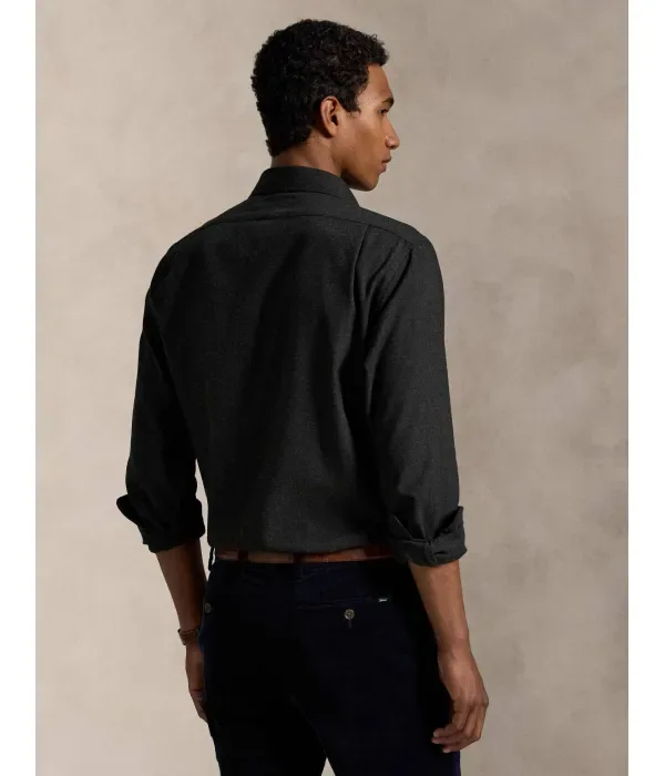Рубашка custom fit Polo Ralph Lauren, графитовый — фото 3