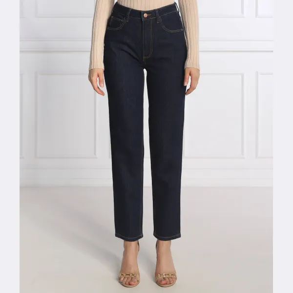 

Зауженные джинсы Mom Jeans Guess, синий