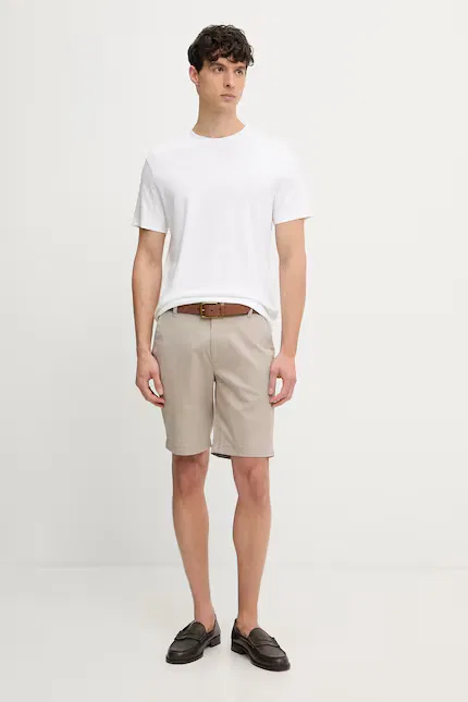 Футболка из Supima Cotton Calvin Klein, бежевый — фото 2