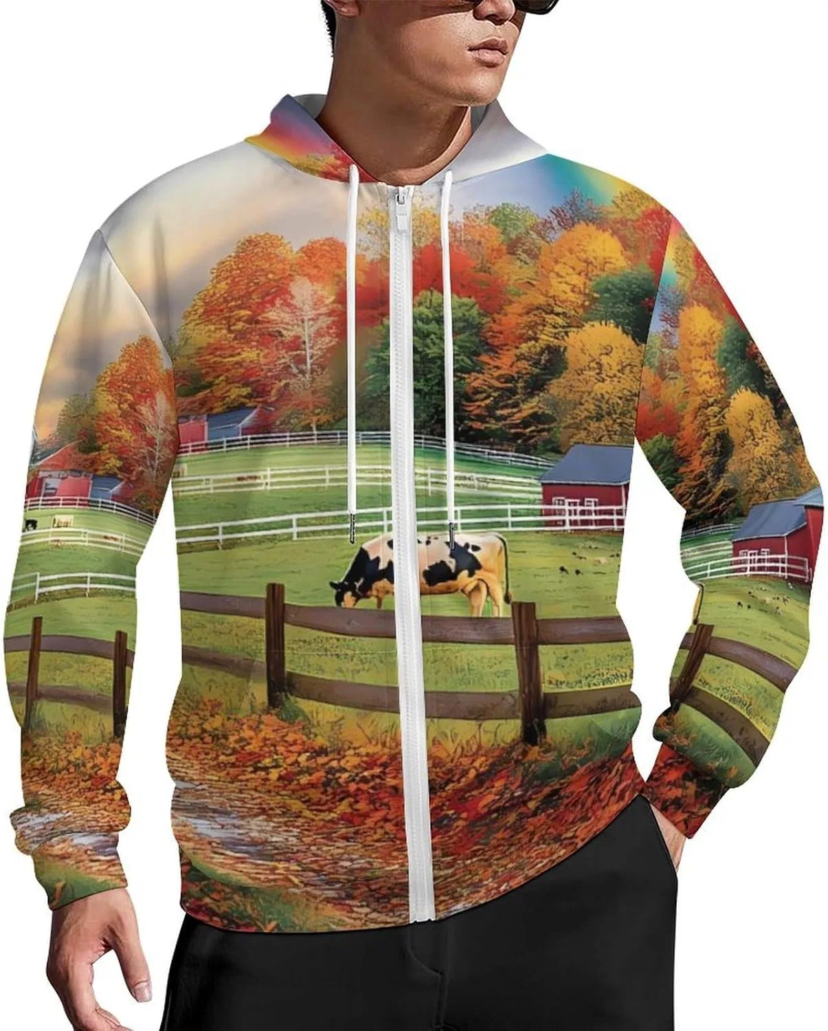 Мужская худи молния, мягкая, Fit, без бренда, Style