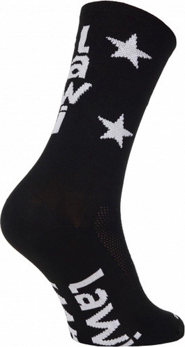 

LAWI Велосипедные носки Star черно-белые