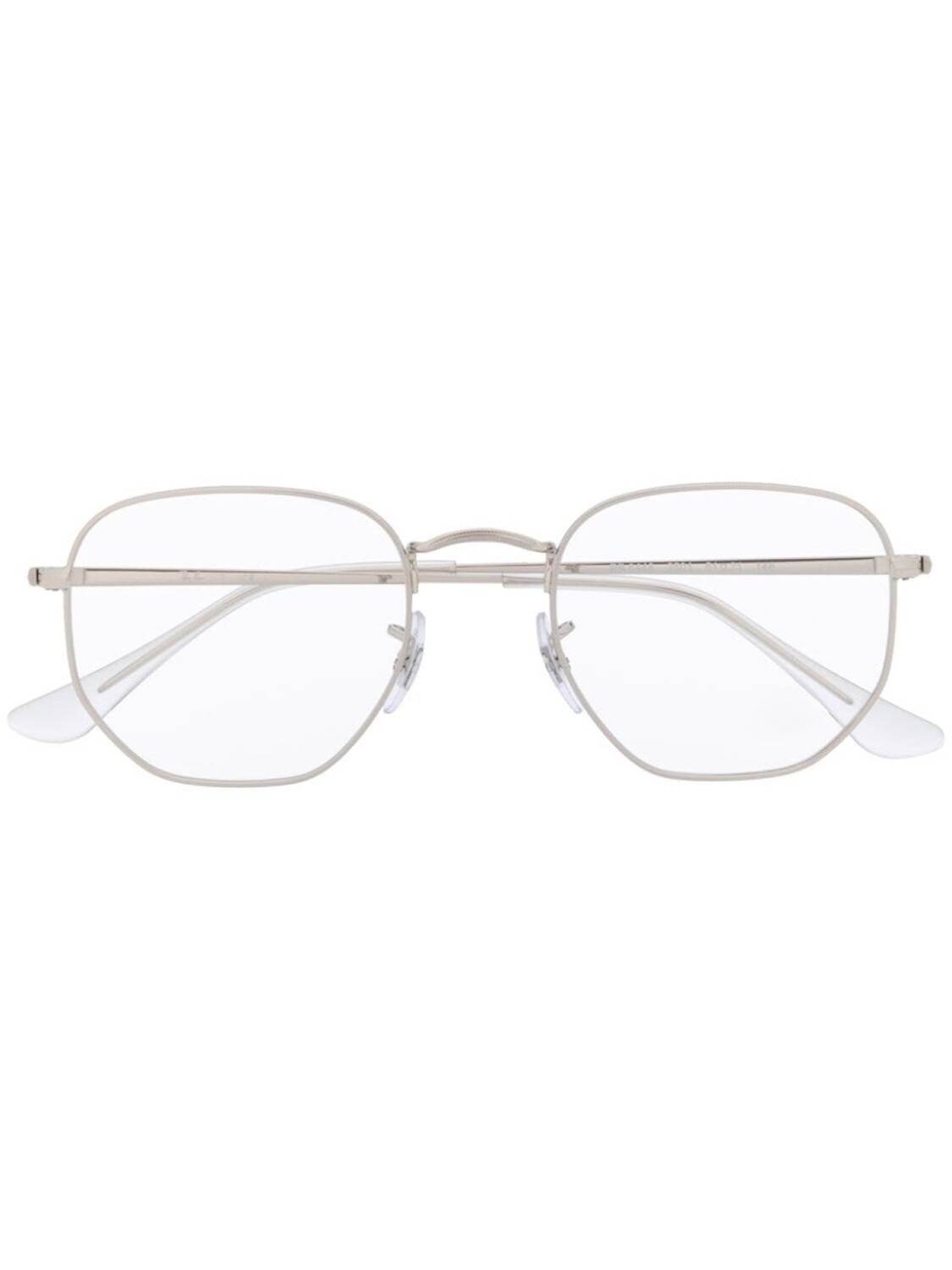 

Ray-Ban очки в геометричной оправе, металлик