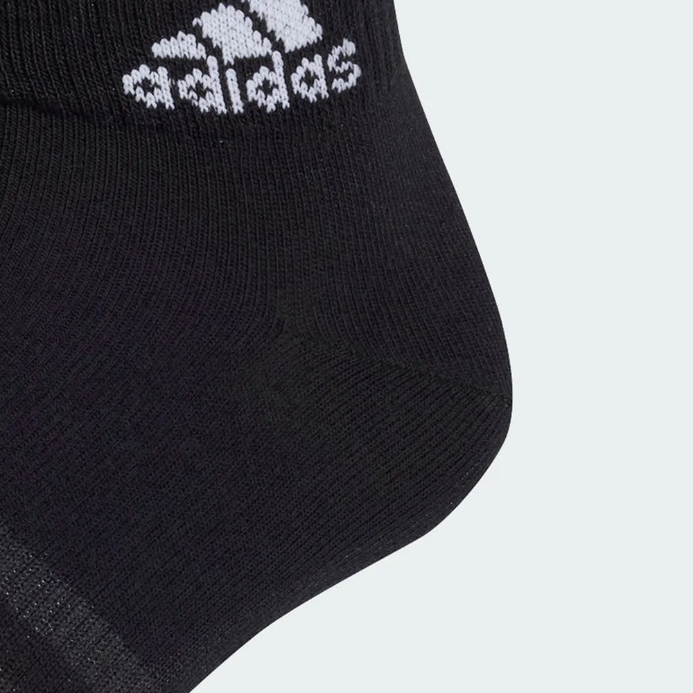 Носки низкие унисекс, набор из 3 пар Adidas, 1 Set 3 Pack (Medium Heather Gray/White/Black) — фото 2