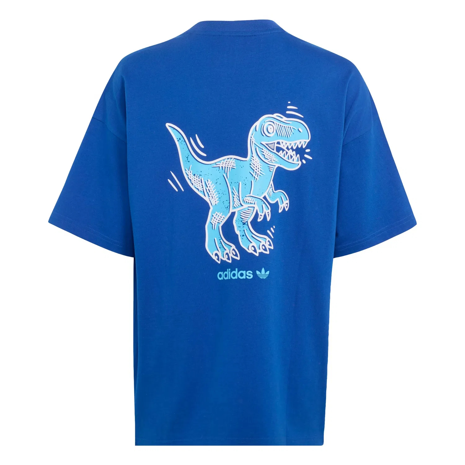 Футболка Adidas Originals Dino синего и бирюзового цвета — фото 2