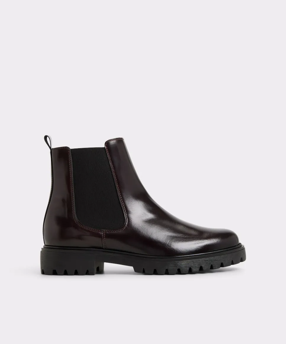 Женские ботинки с круглым носком Aldo, бордовый