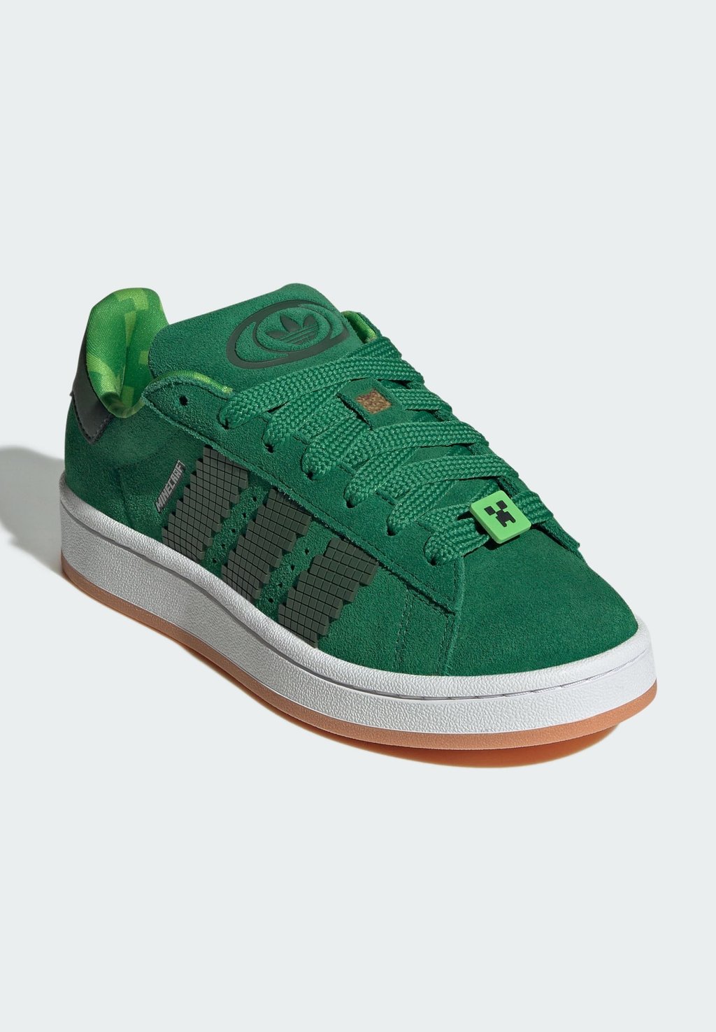 Кроссовки CAMPUS 00S MINECRAFT Adidas Originals, зеленый — фото 2