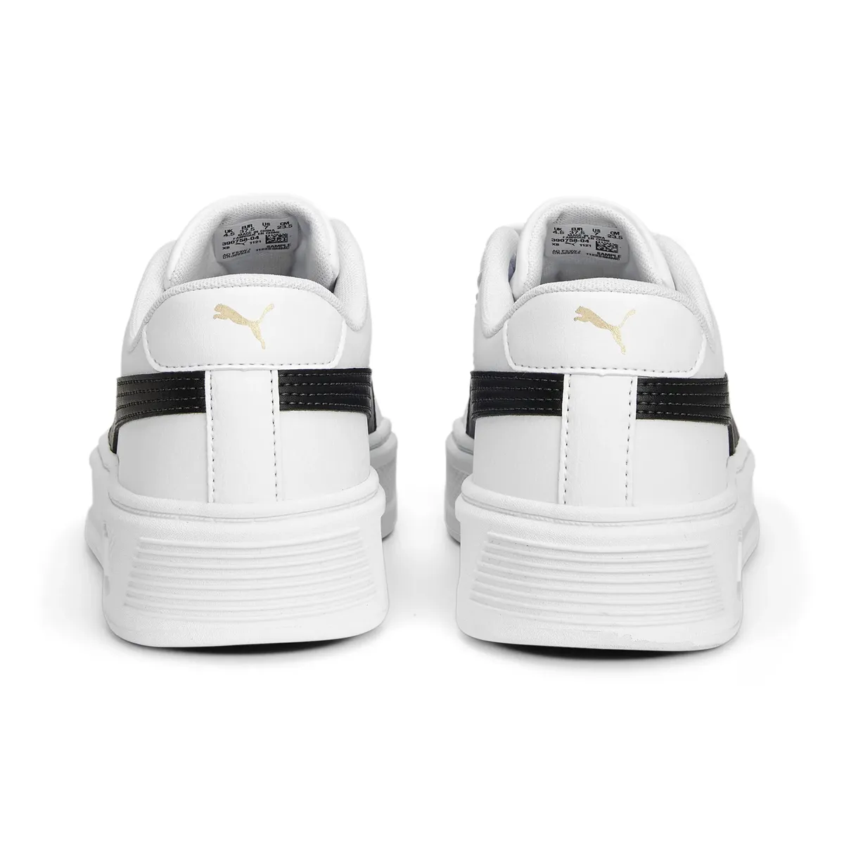 Кроссовки PUMA "Женские кроссовки Smash Platform v3", цвет White Black Gold — фото 2