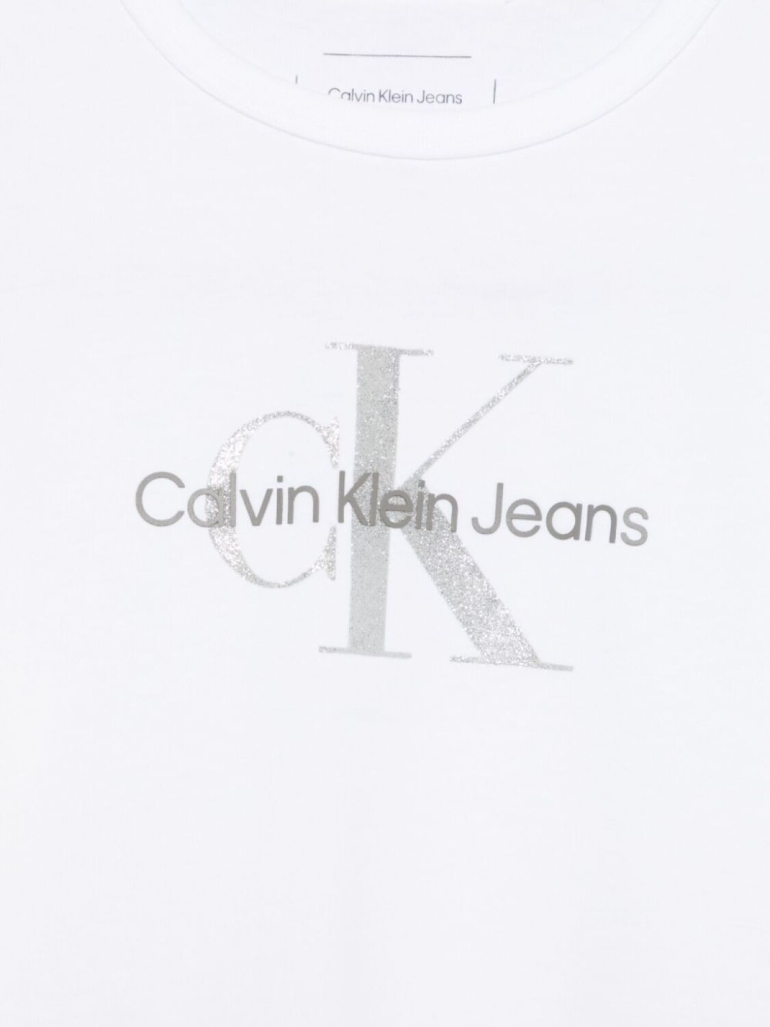 Calvin Klein Kids футболка с логотипом, белый — фото 3