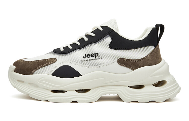 

Кроссовки Jeep Lifestyle Shoes Men Low-top Beige/Black, бежевый/черный